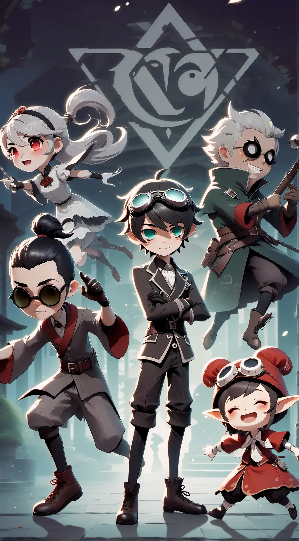 ai character: Hamilton reset AU  background