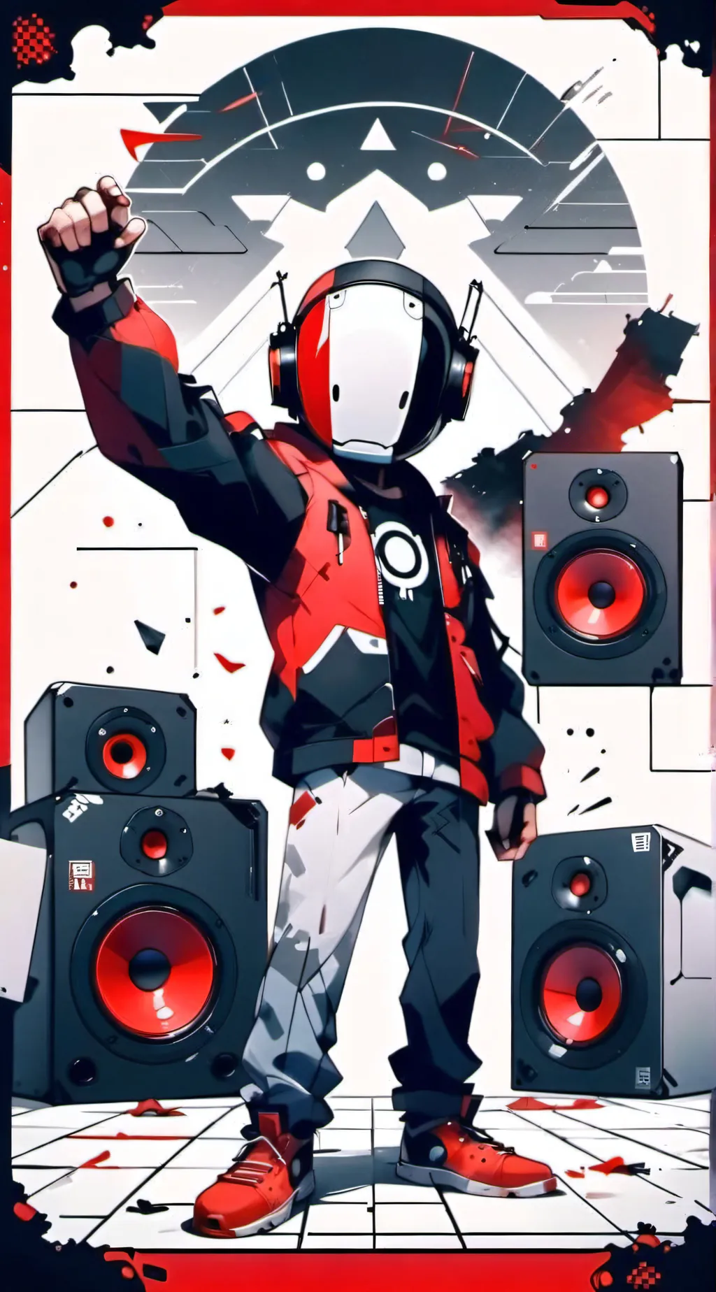 ai character: Titan speaker man background