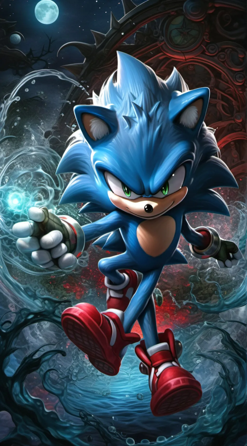 ai character: Sonic and crew :D background