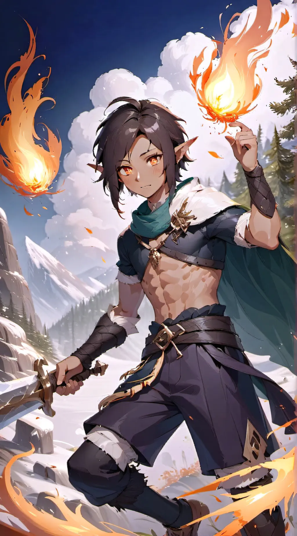 ai character: Kuro background