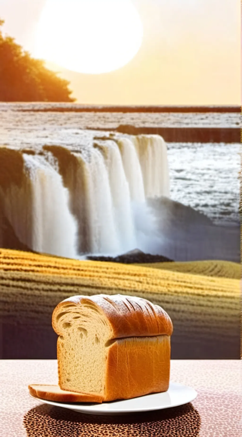 ai character: LOAF OF BREAD background