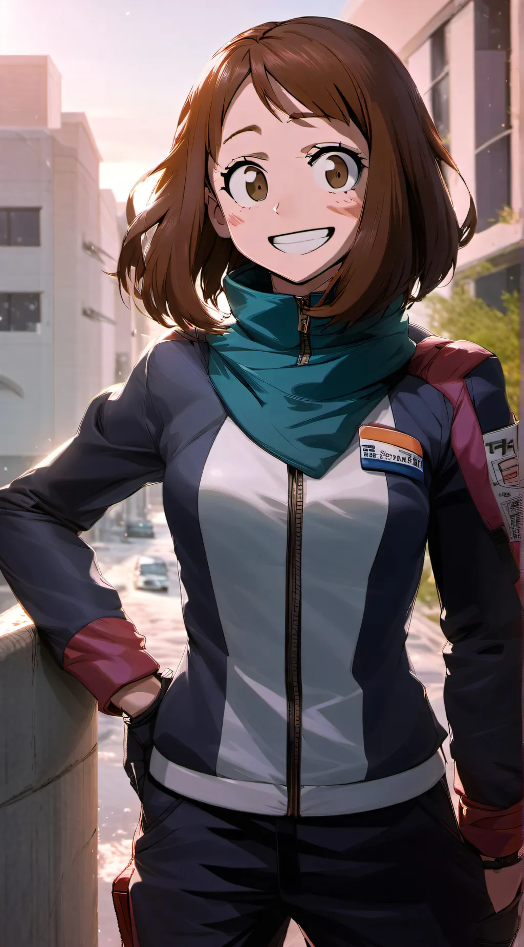 ai character: Uraraka Ochaco background