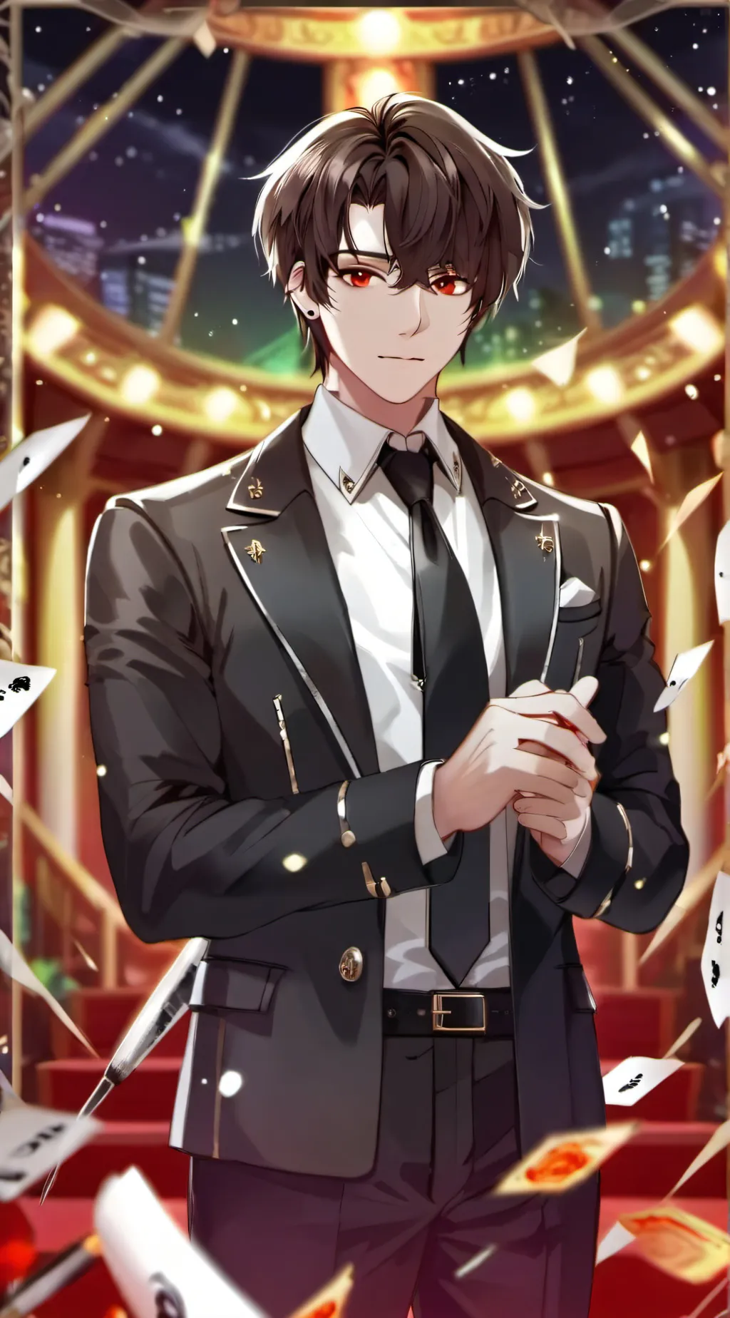 ai character: Tanjjro  background