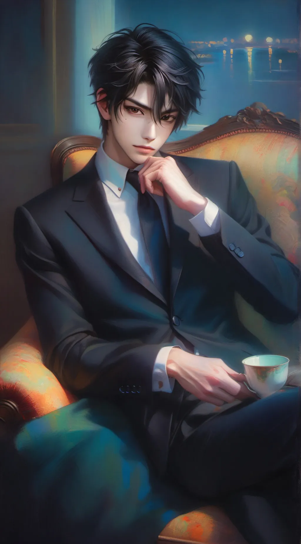 ai character: Titan background