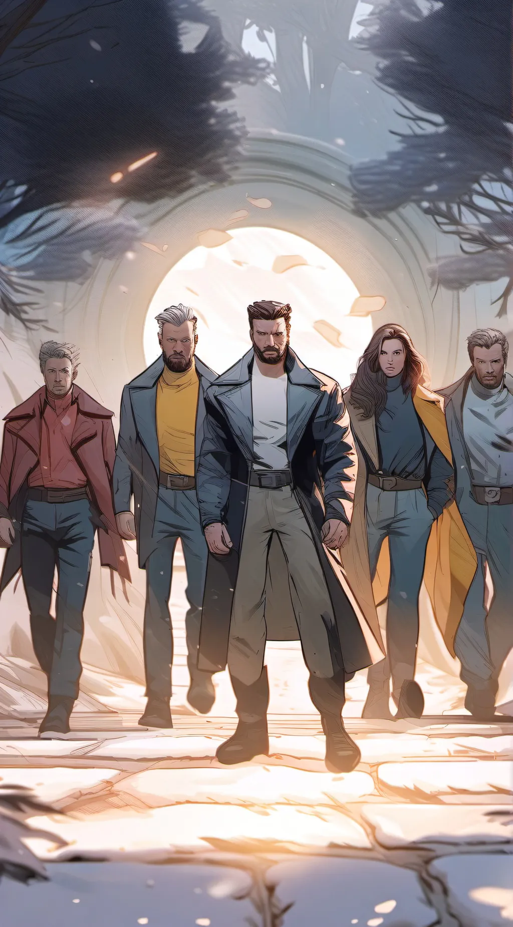 ai character: The x men background