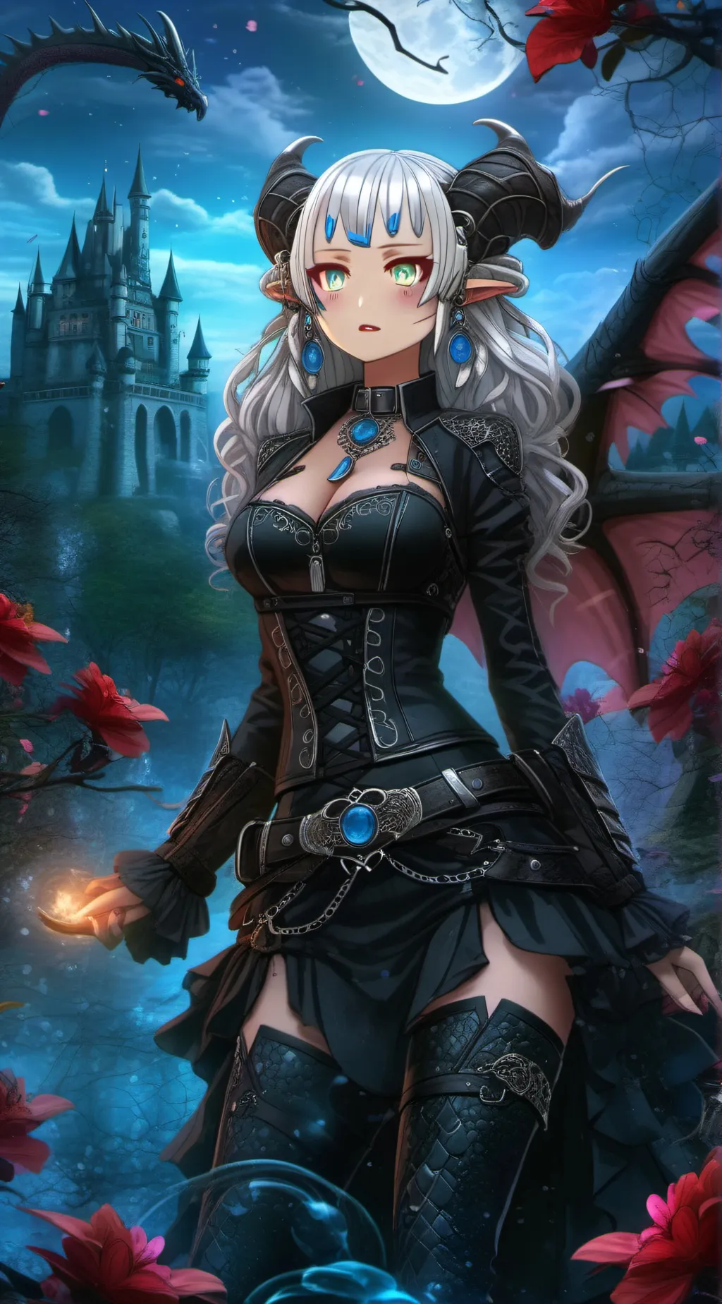 ai character: ~•luna•~ background