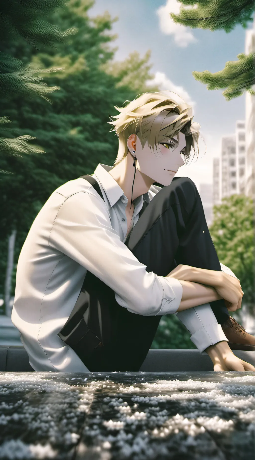 ai character: •╣ Caden ╠• background