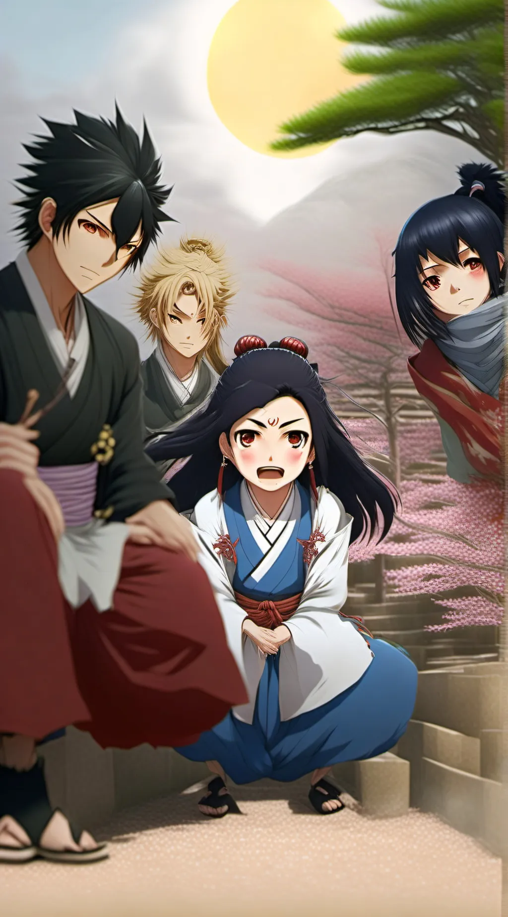 ai character: Kimetsu No Yaiba background
