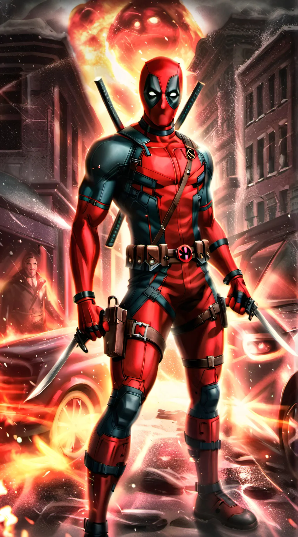 ai character: Deadpool background