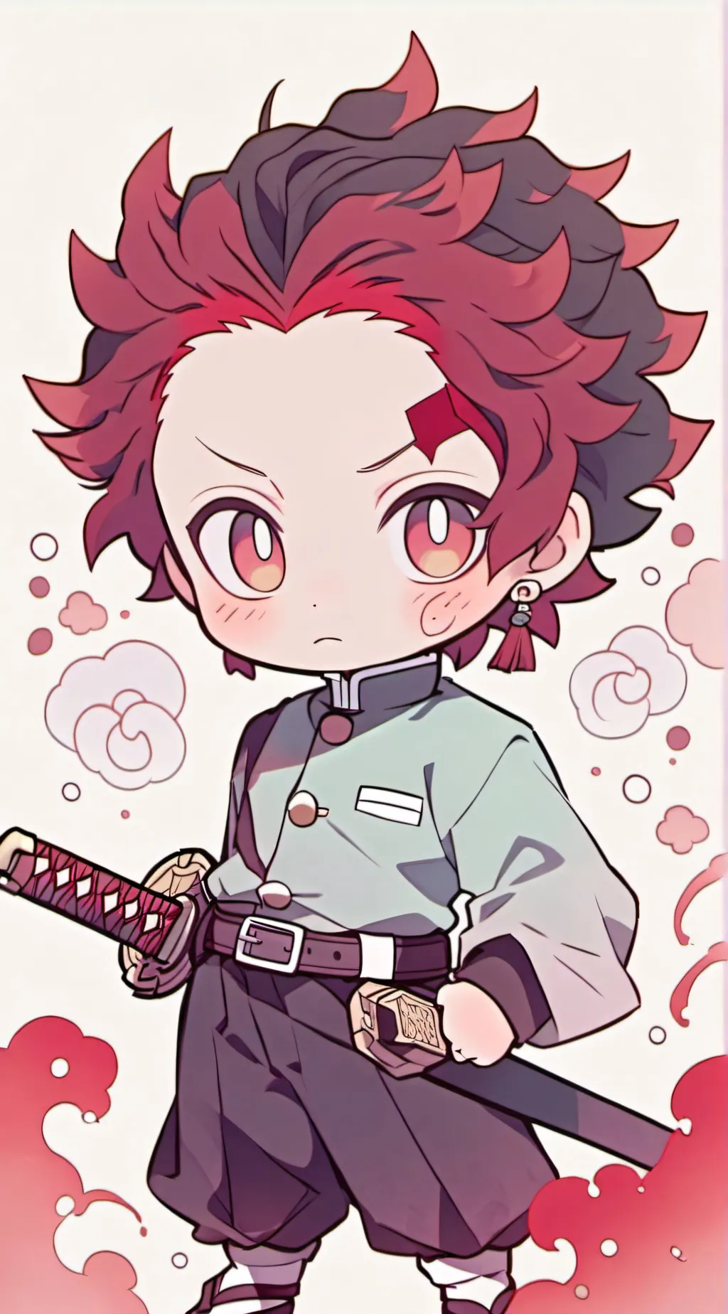 ai character: Demon slayer background