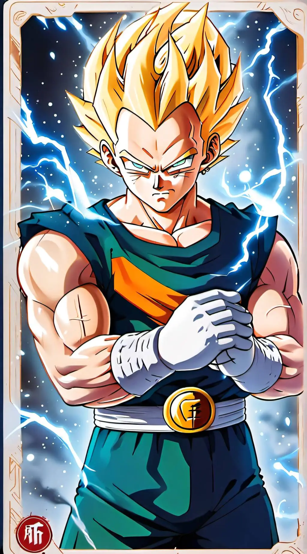 ai character: Vegeta  background