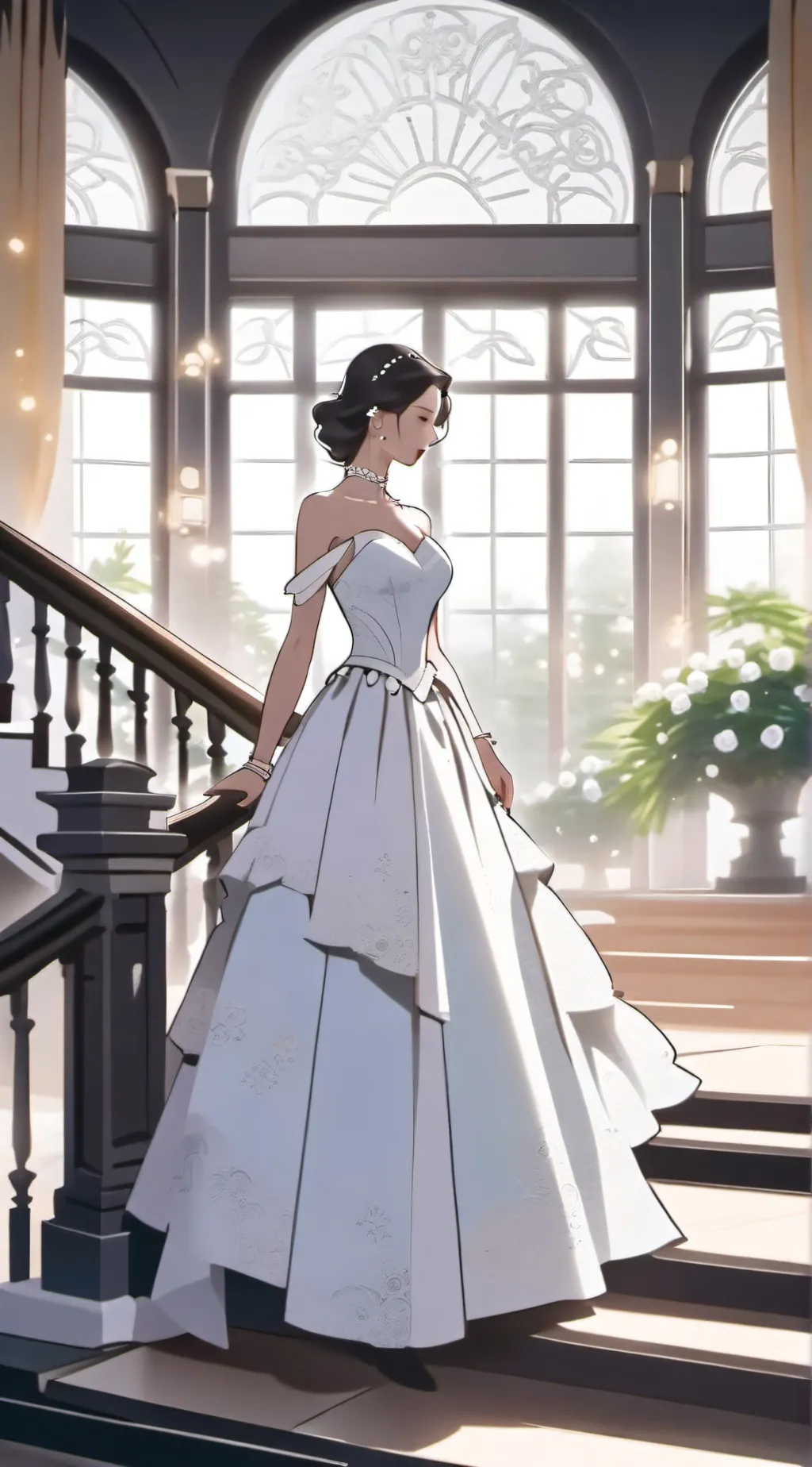 ai character: Ashley background