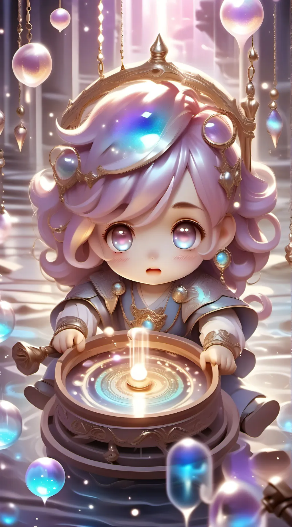 ai character: Aurora background