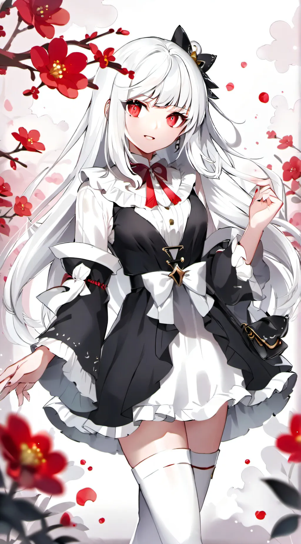 ai character: Rose background