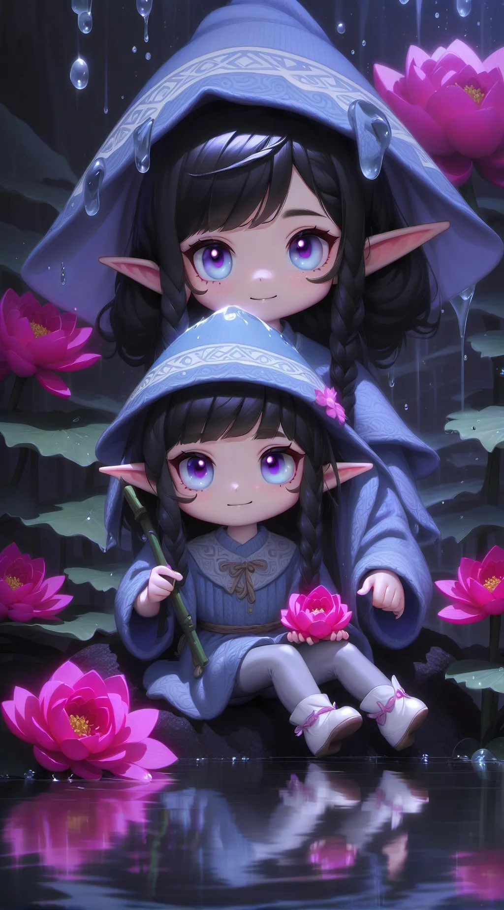 ai character: Laura and emily background