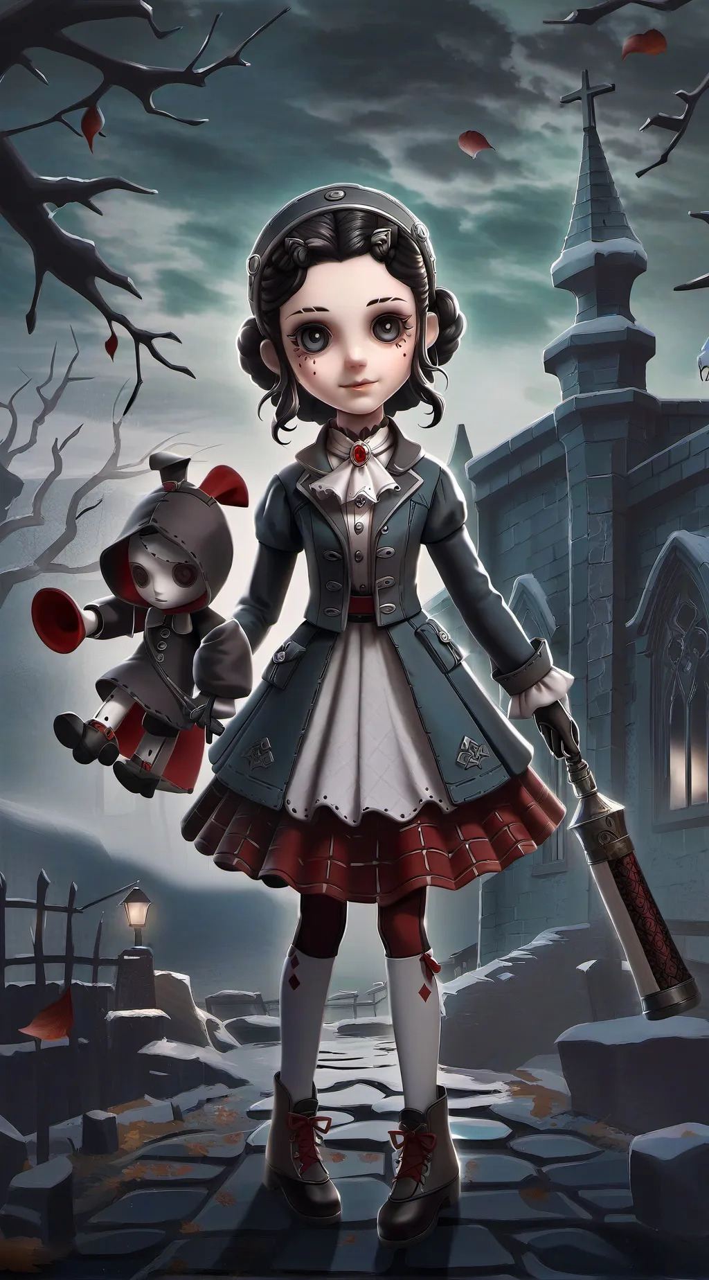 ai character: lily background