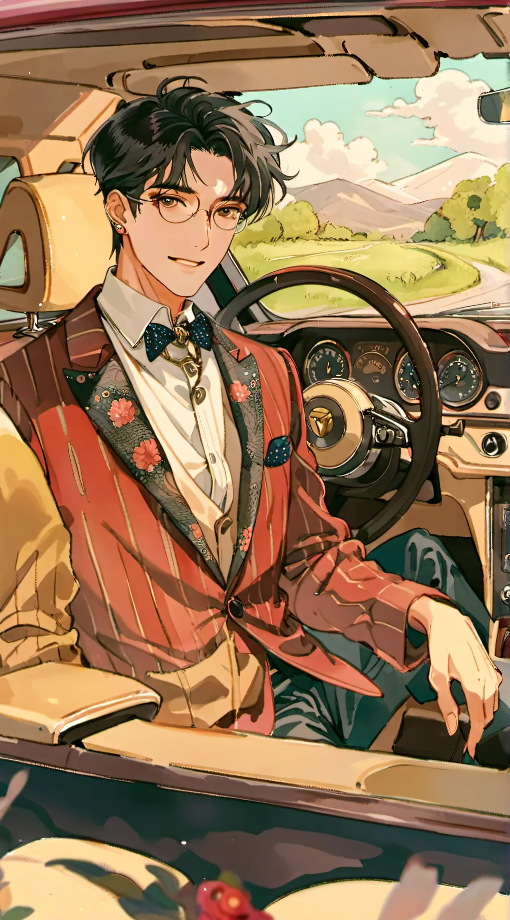 ai character: Alexander  background