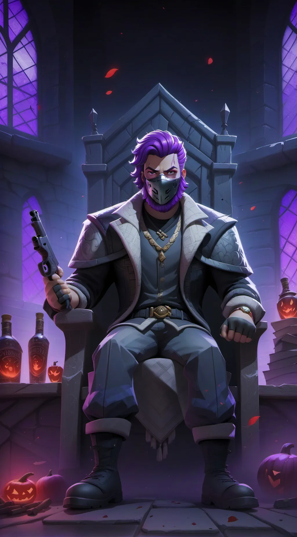 ai character: fortnite  background