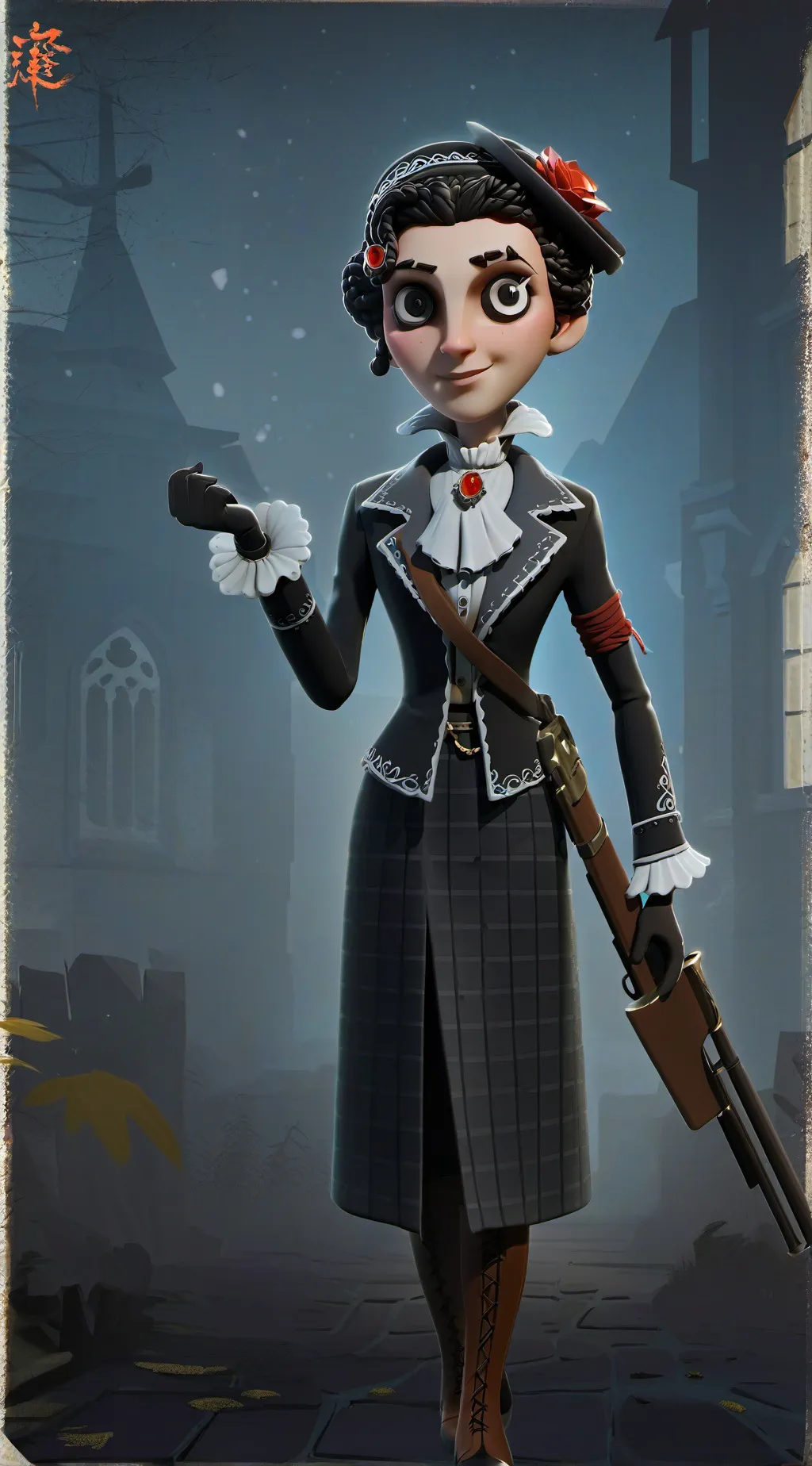 ai character: crazy techer background