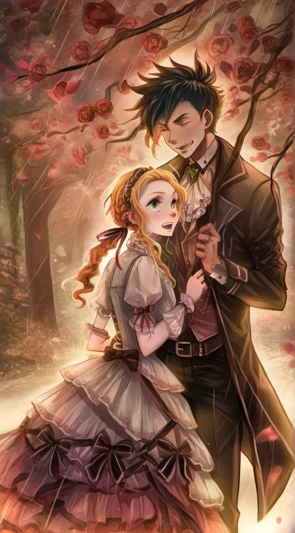 ai character: Axel and claire background