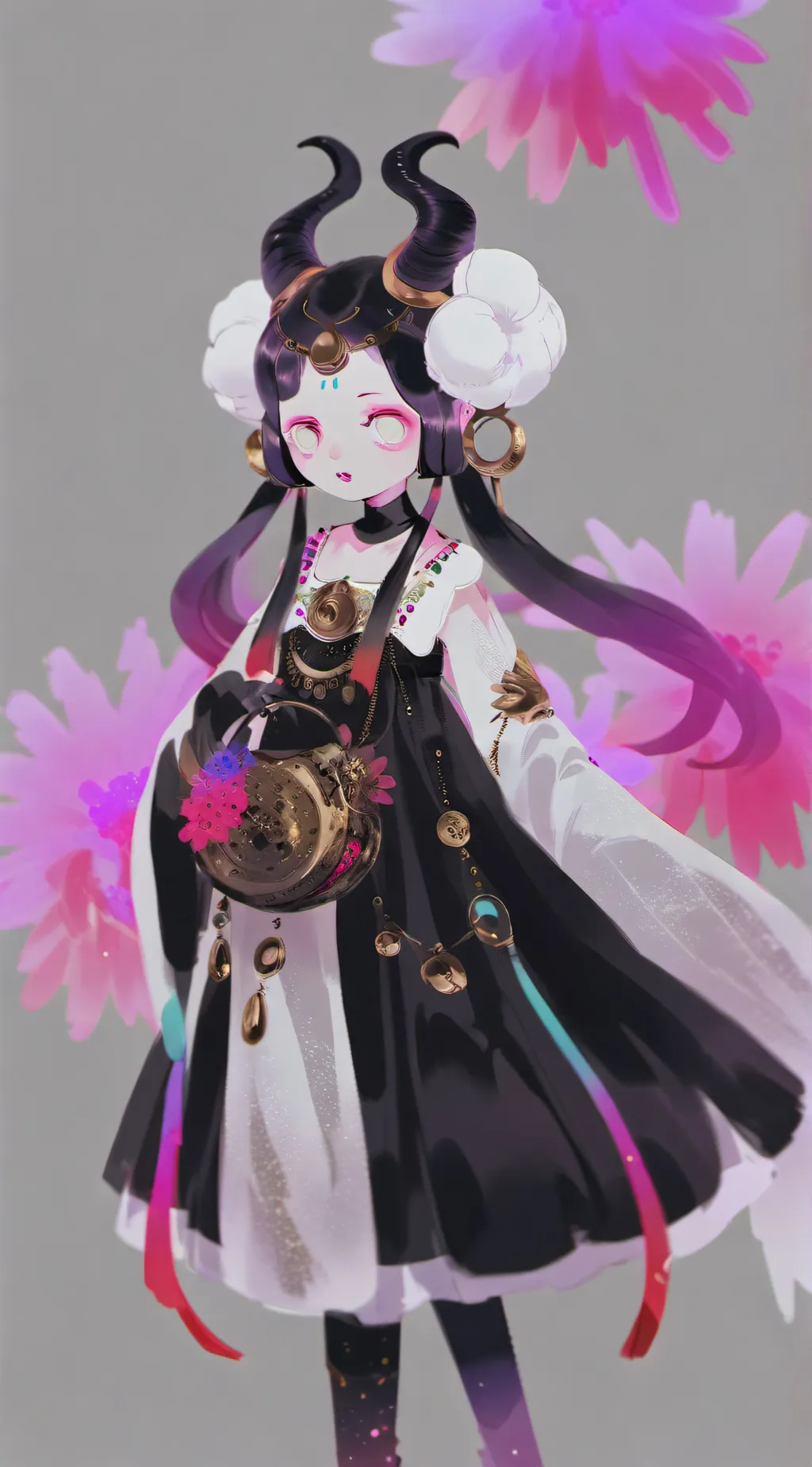 ai character: Kuromi background