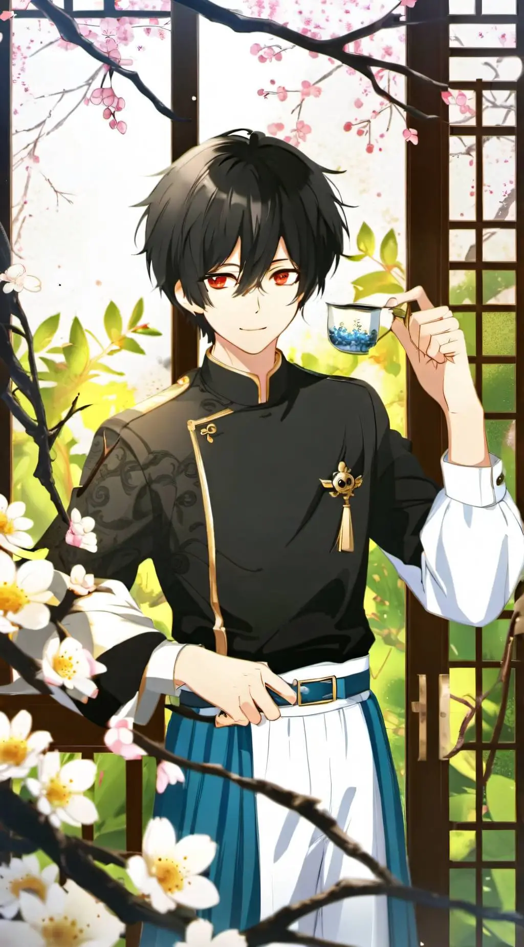 ai character: Hashira Training background