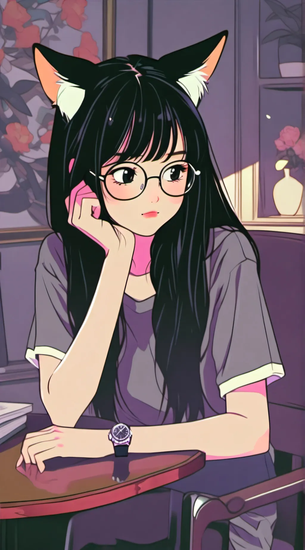 ai character: Hannah/Mha background