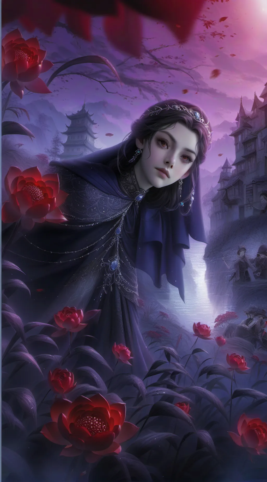 ai character: the rose queen background