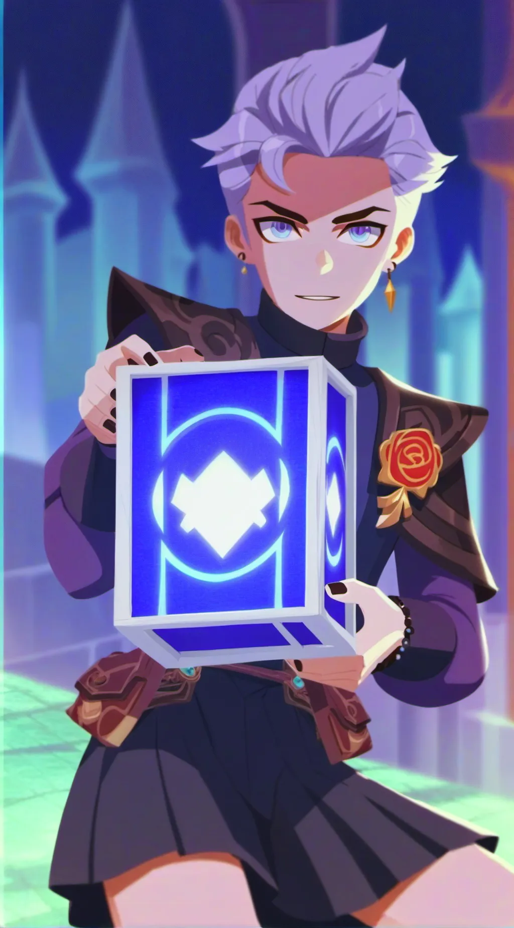 ai character: thank you 😊  background
