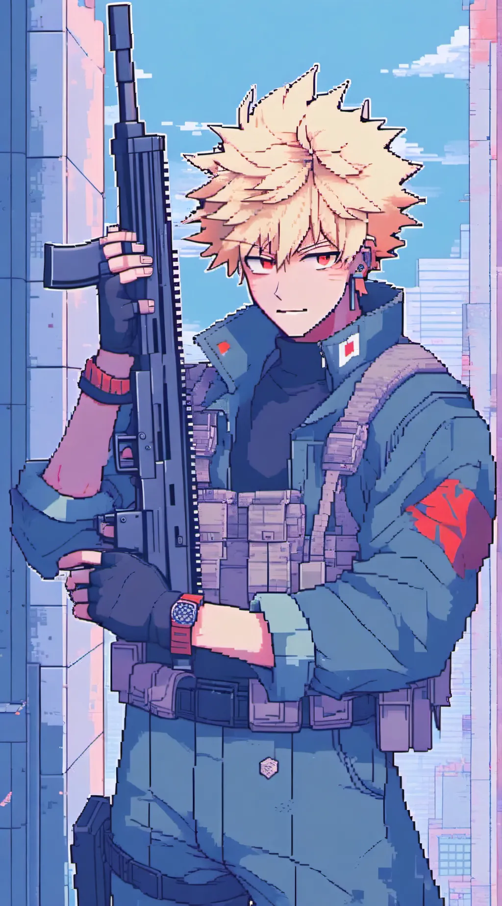 ai character: apocalyptic background