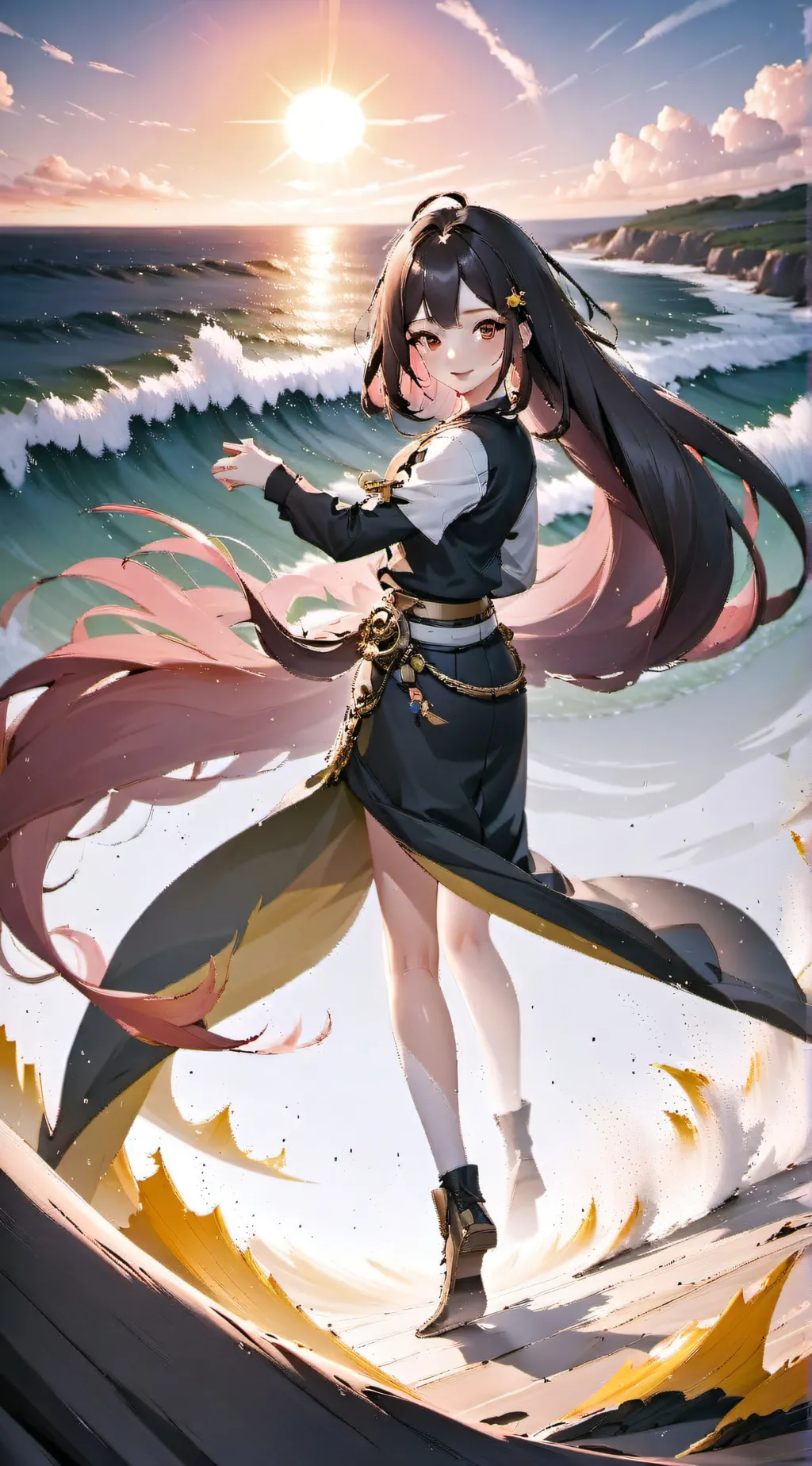 ai character: sky background