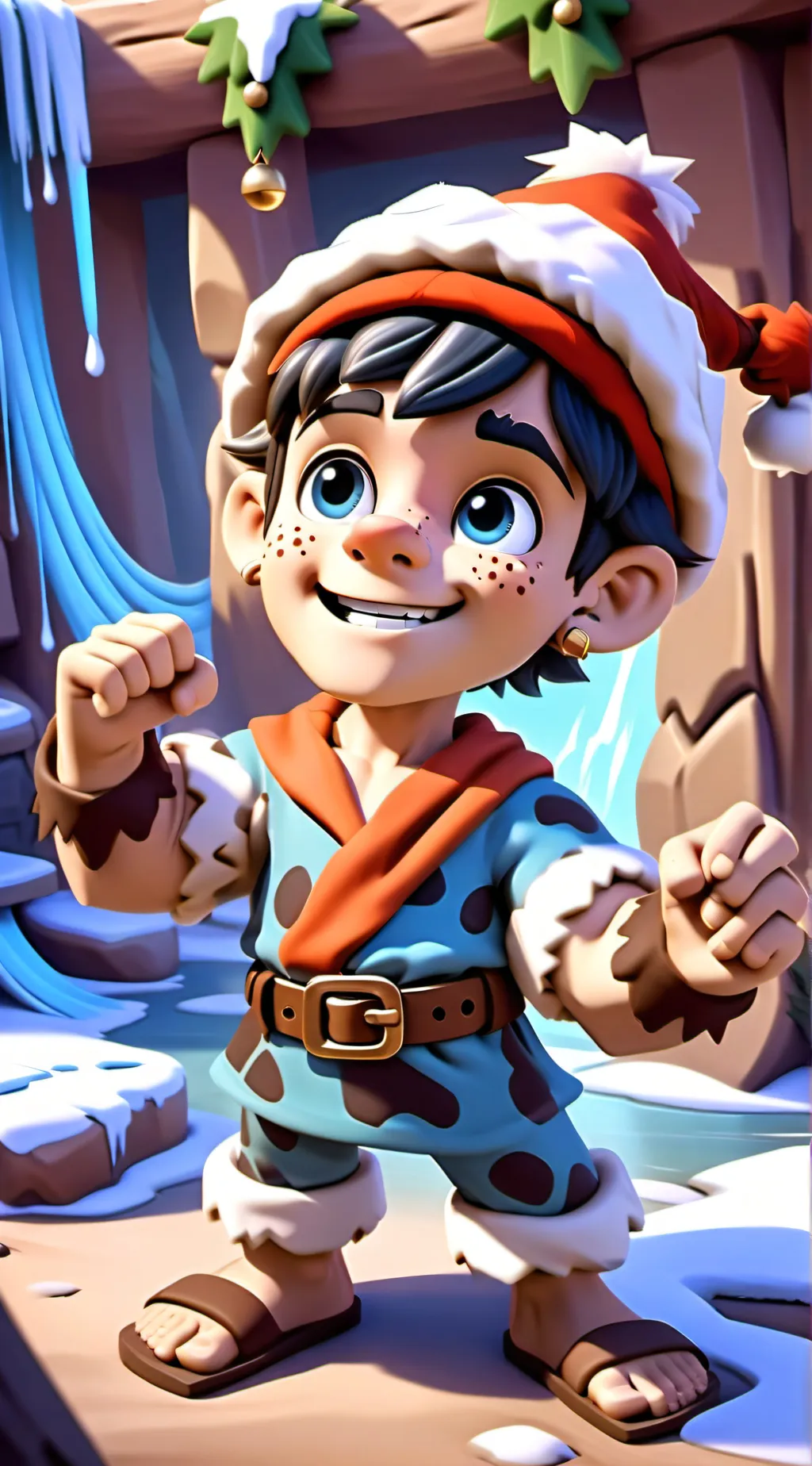 ai character: Stoney Flintstone background