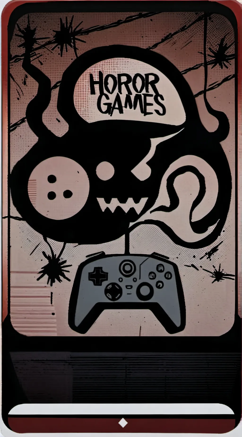 ai character: Horror Games background