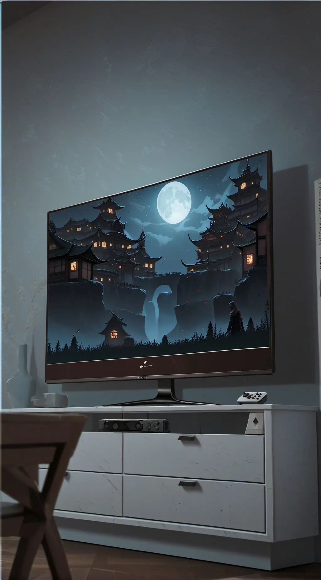 ai character: KNY IN YOUR HOUSE background