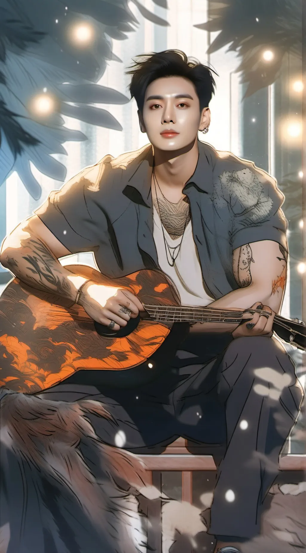 ai character: jungkook  background