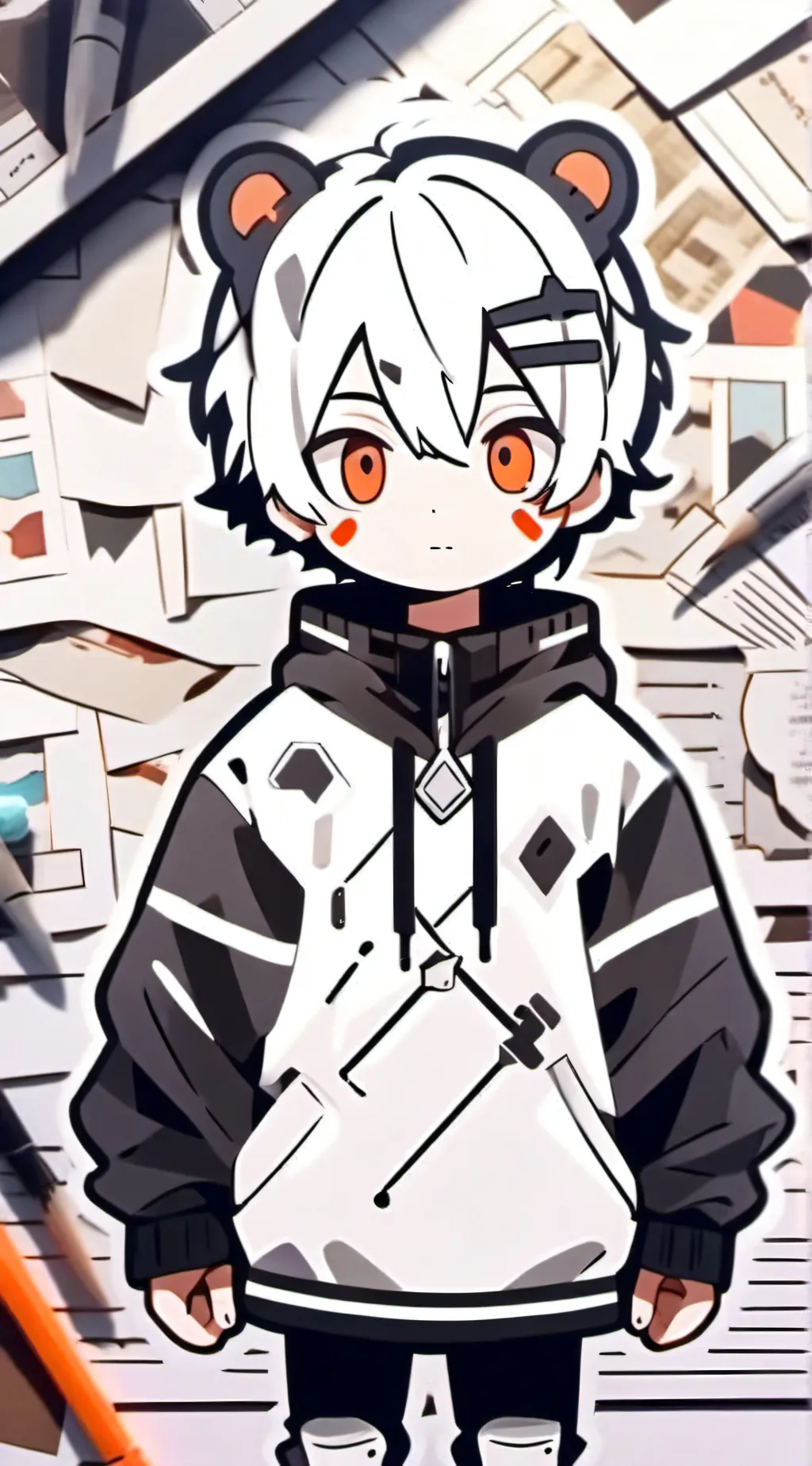 ai character: copycat background