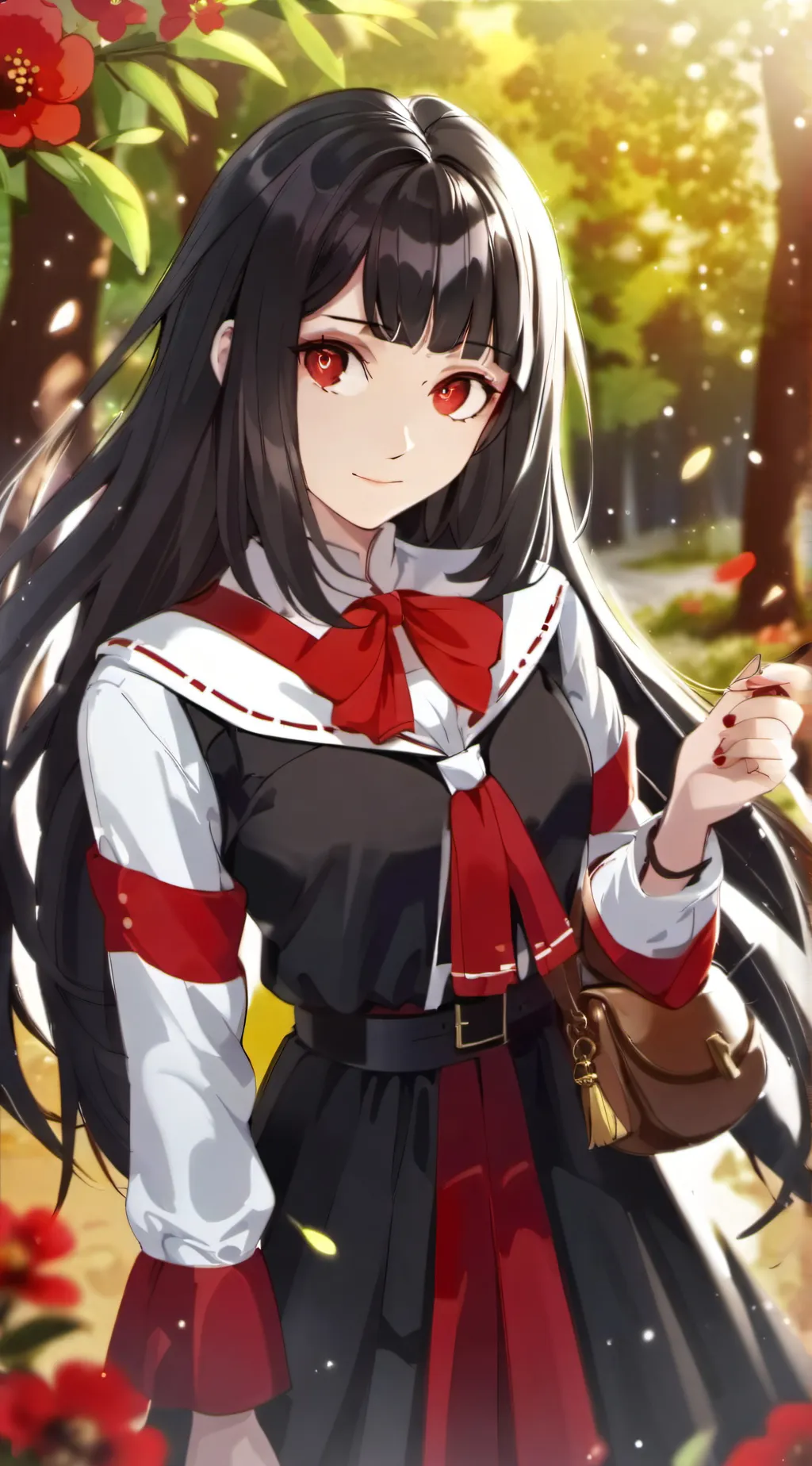 ai character: Rose background