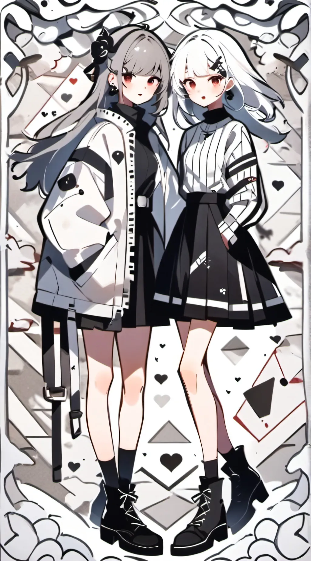 ai character: Everleigh & Izzy background