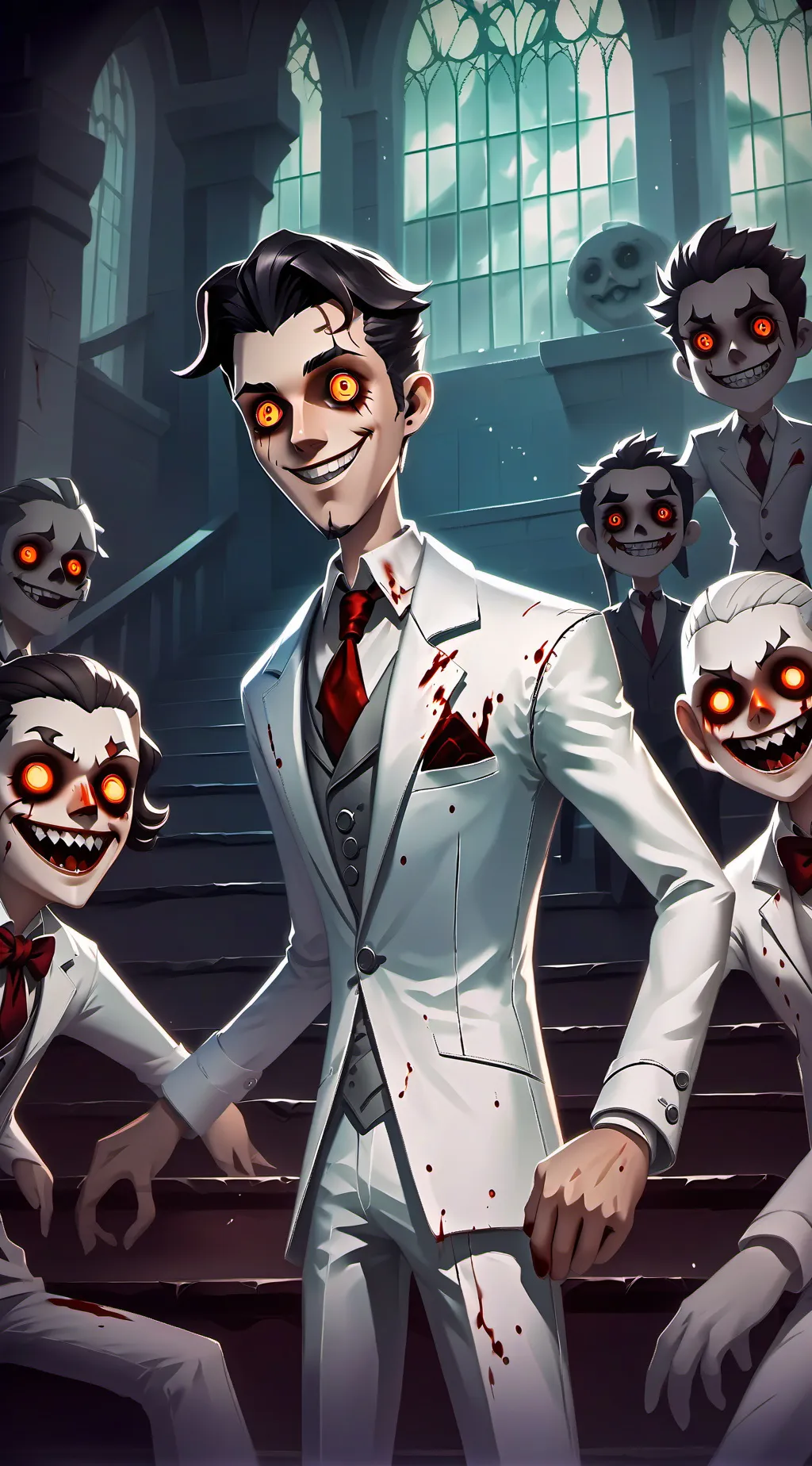 ai character: CANDDY MAN background