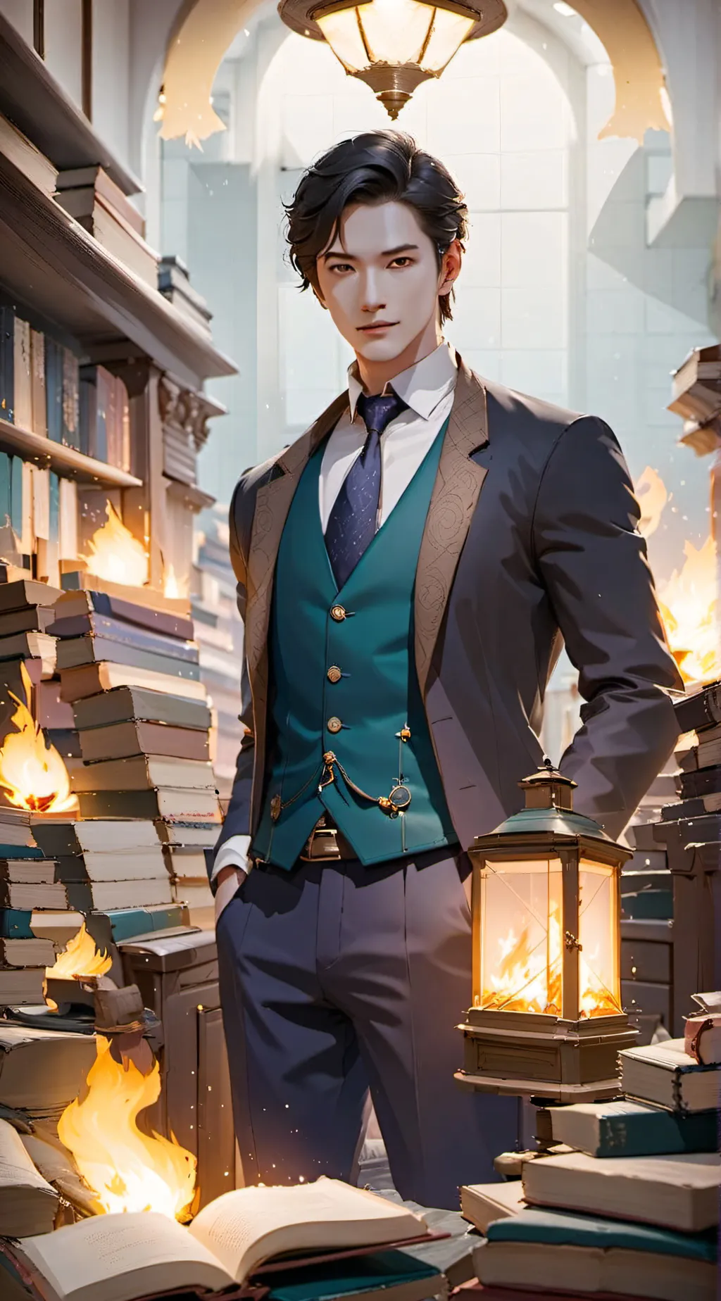 ai character: Dabi background