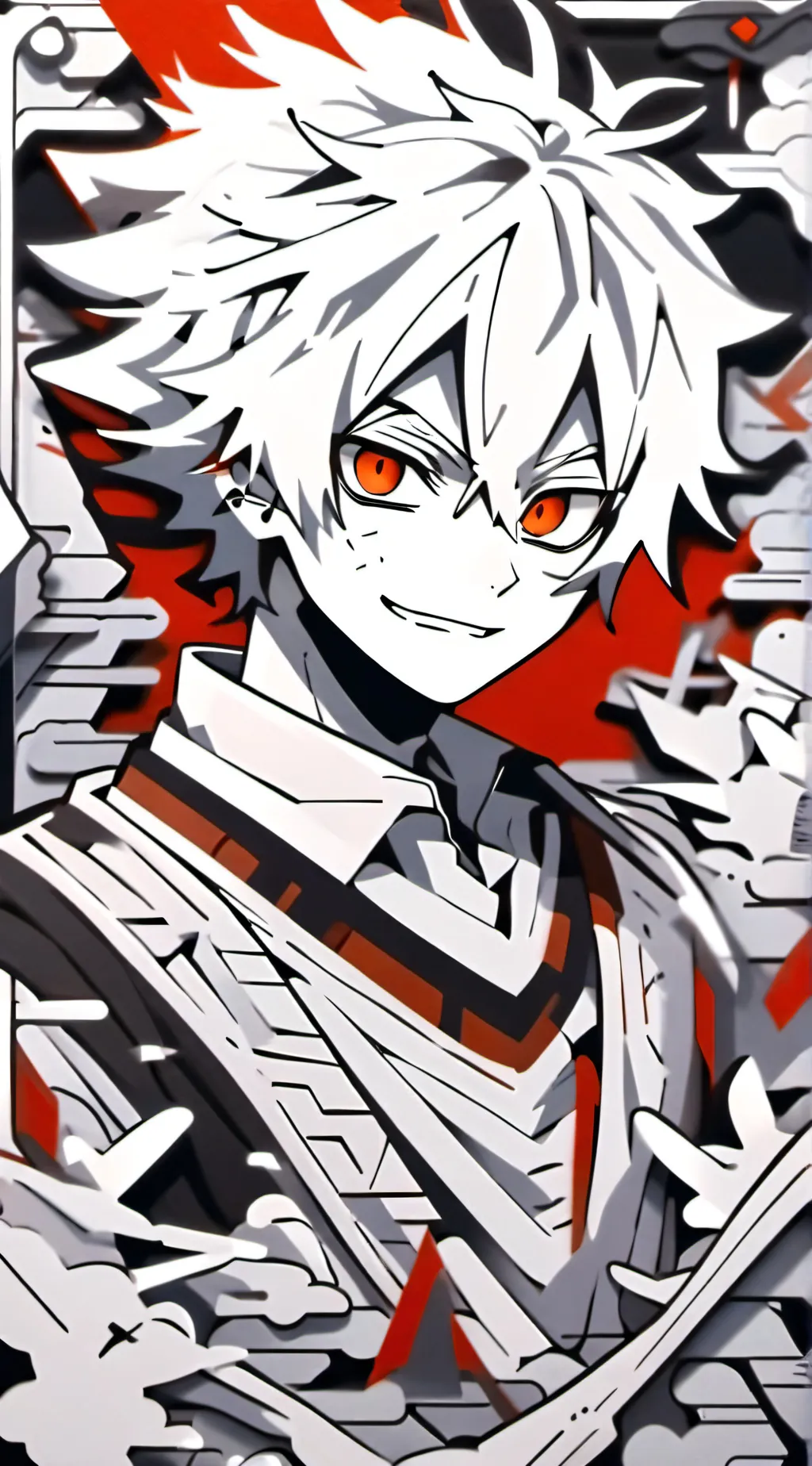 ai character: Bakugo / bf background