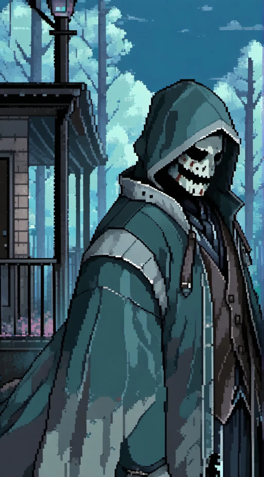 ai character: slasherd tp ur hom background