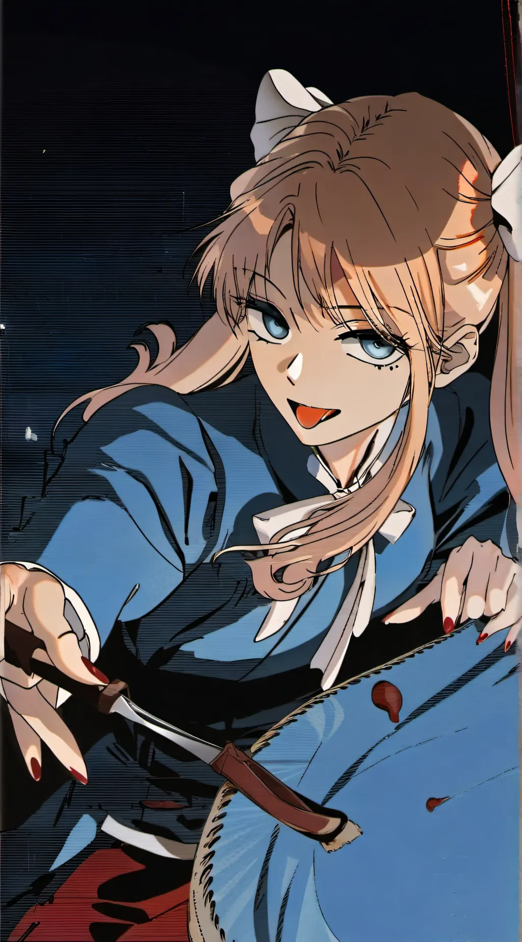 ai character: Junko enoshima  background