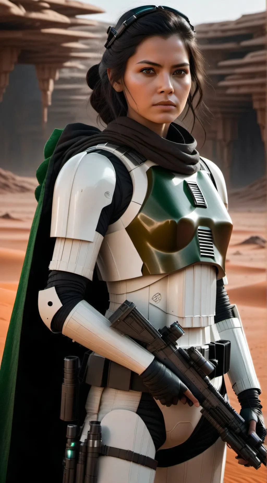 ai character: Captain Ashley  background