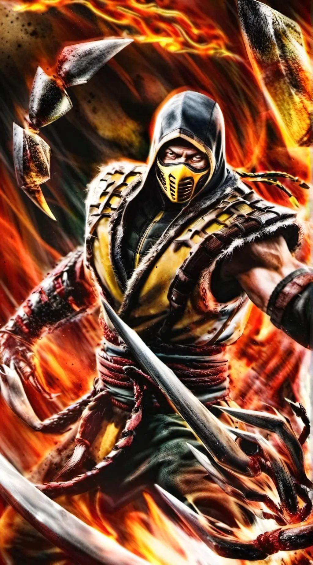 ai character: Scorpion background