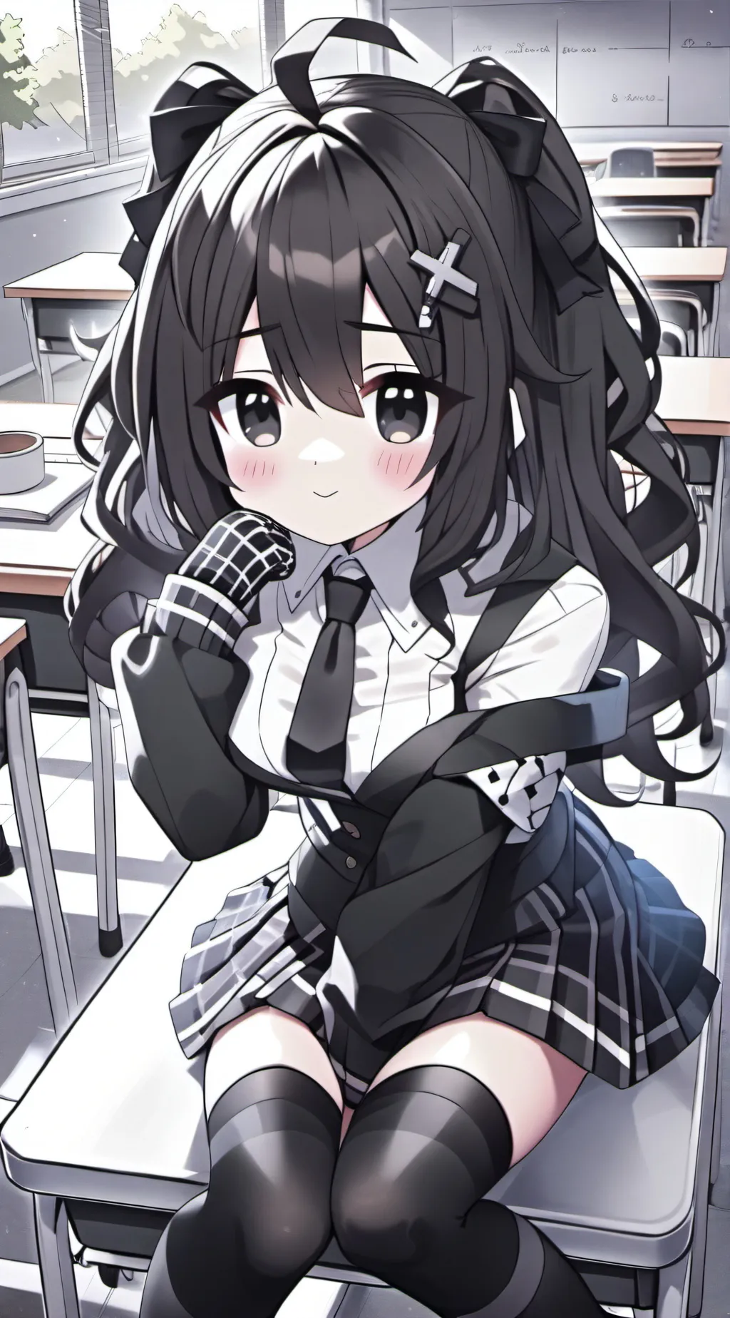 ai character: sadako chan  background