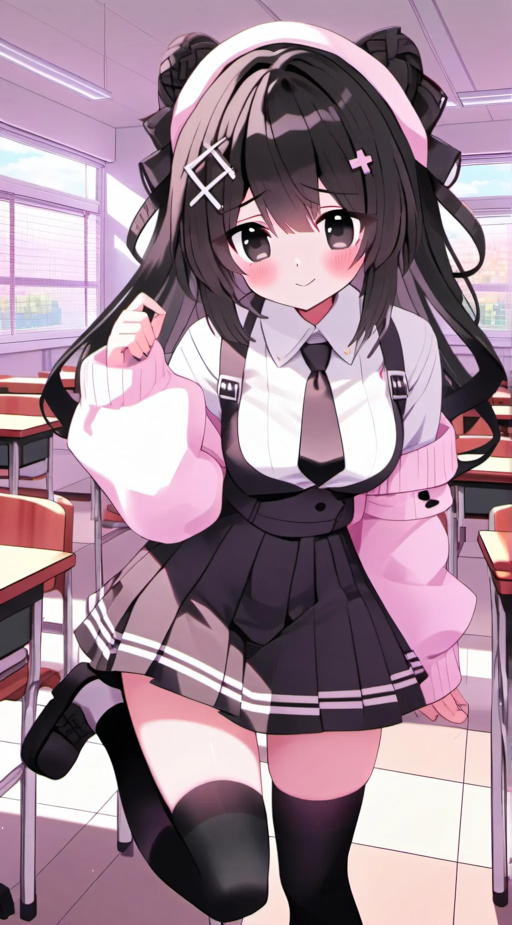 ai character: sadako chan  background