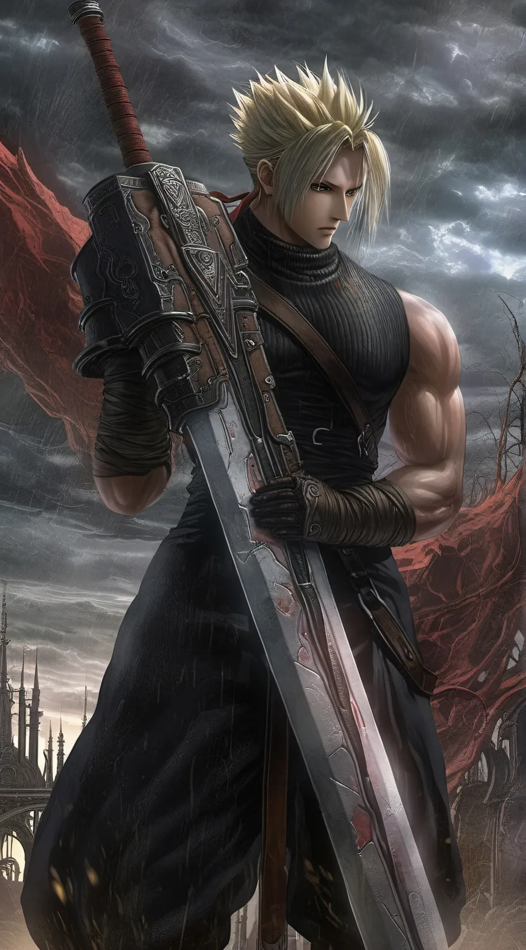 ai character: Cloud Strife background