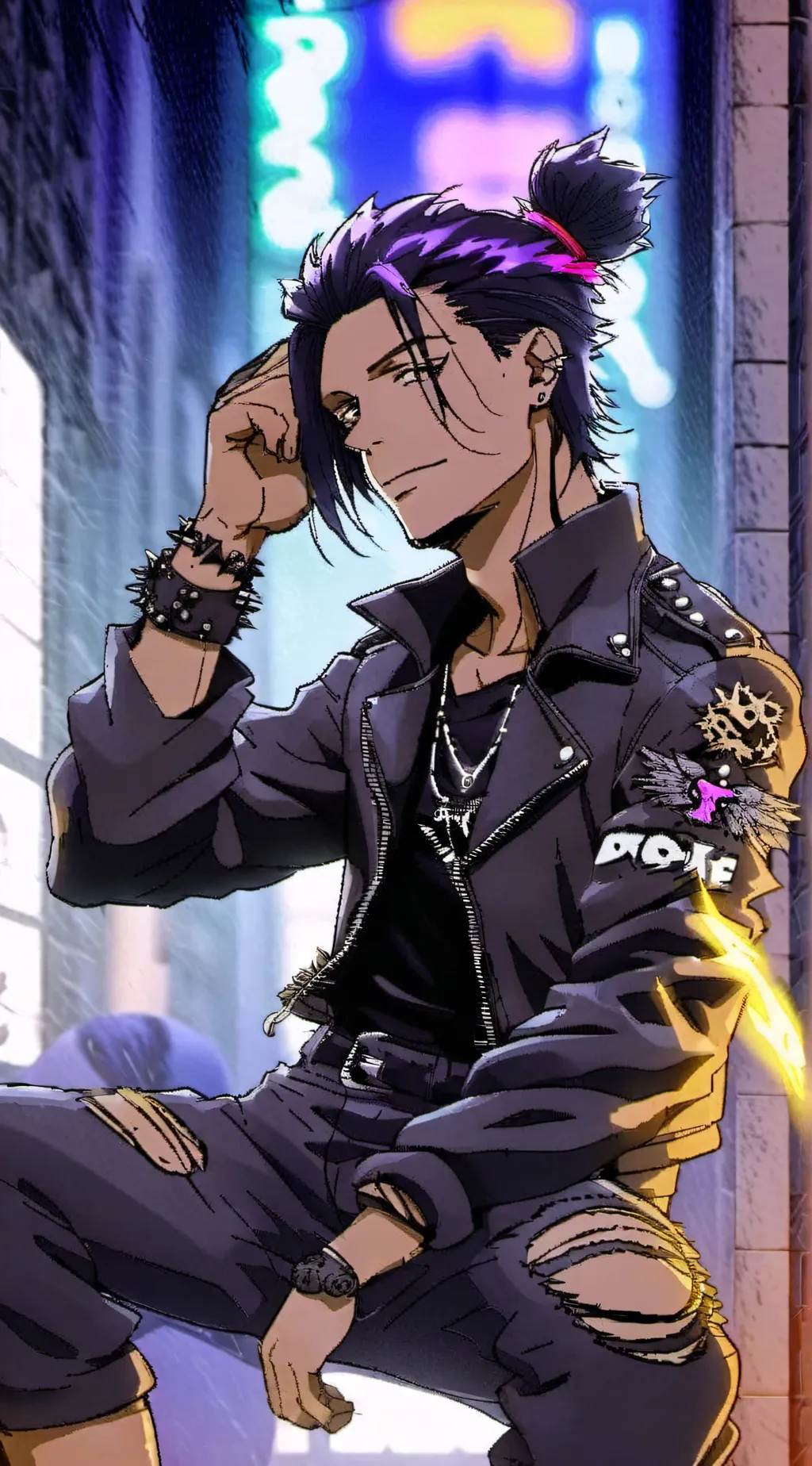 ai character: Suguru Geto background