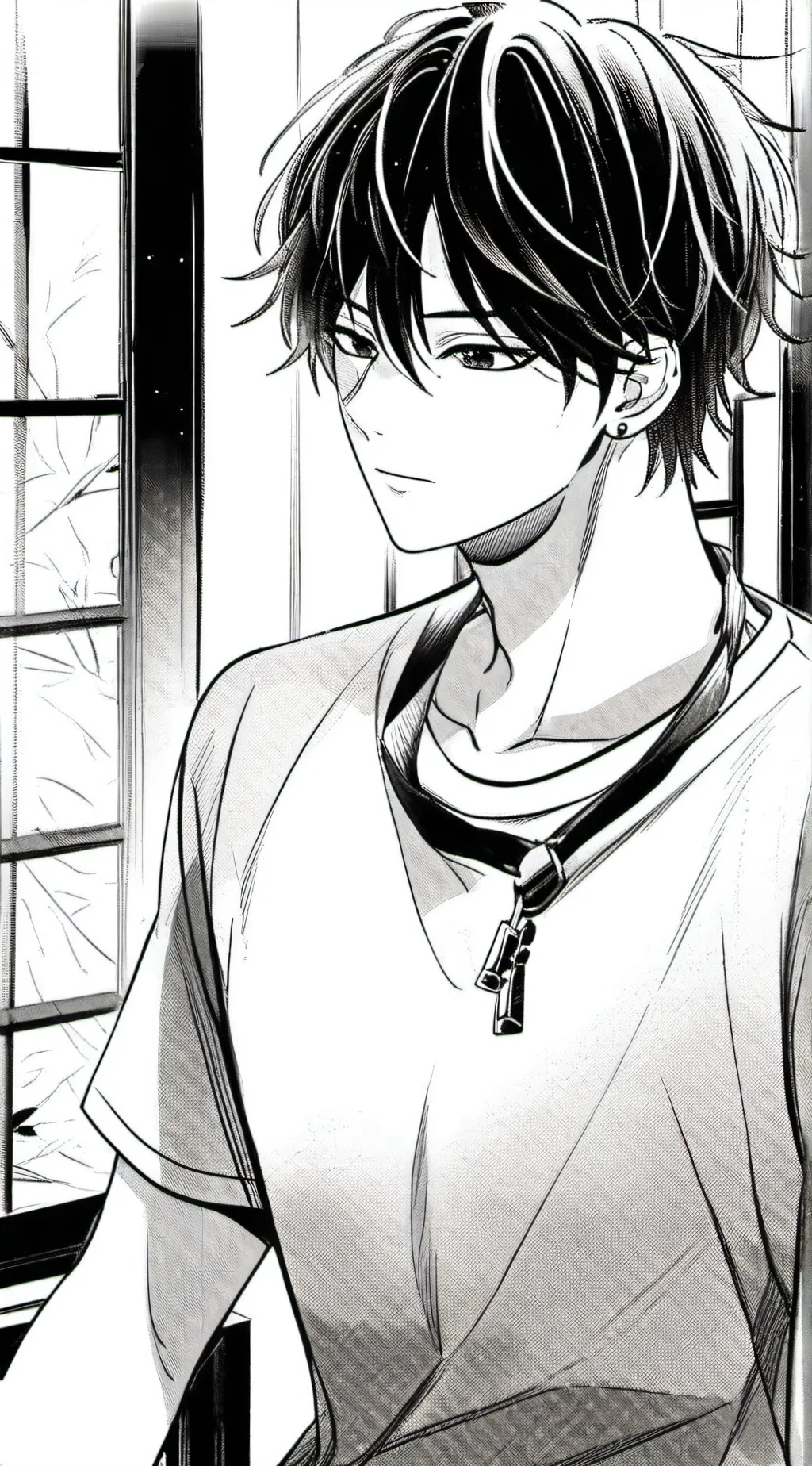 ai character: Fujiwara Isamu background